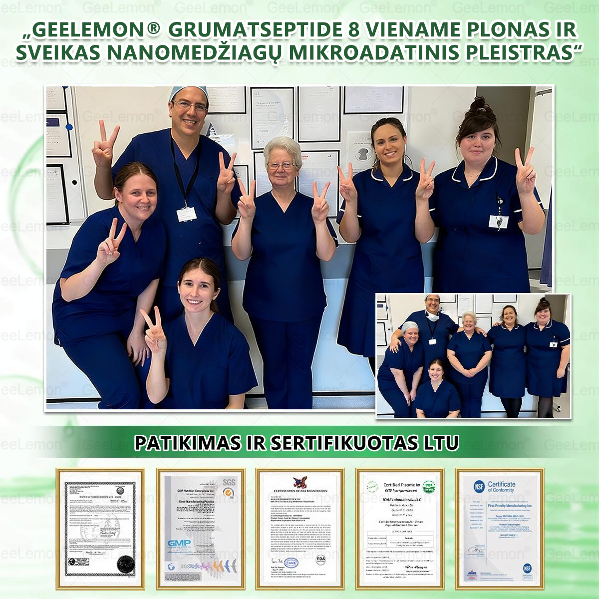 Rekomenduojama Santaros klinikų · 👩‍⚕️ Oficiali „Eurovaistinė“ vaistinė🎁 𝐆𝐞𝑒𝐿𝑒𝐦𝐨𝐧® 𝐆𝐥𝐮𝐦𝐚𝐬𝐞𝐭𝐢𝐝𝐞 8 viename Liekninantis ir sveikatinantis nano pleistras su mikroadatomis 🇱🇹 (Tik kartą per dieną, matomi pokyčiai jau per 7 dienas)  ✅